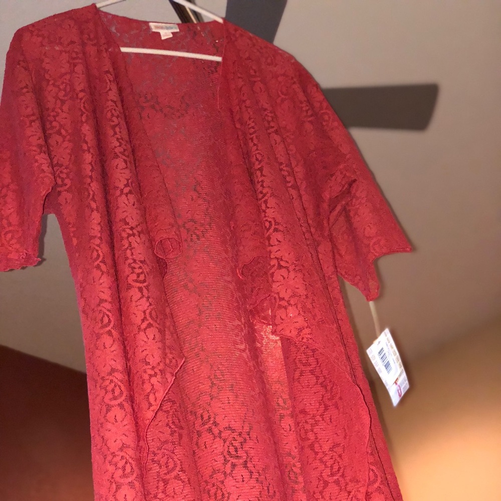 NWT Pink Lace LuLaRoe Shirley Coverup